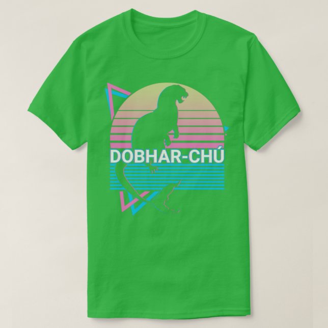 Dobharchu Kung Otter Cryptid Cryptozoology Retro T Shirt (Design framsida)