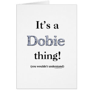 Dobie Sak Hälsningskort