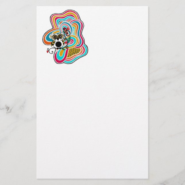 Dobling mönster party brevpapper (Framsida)