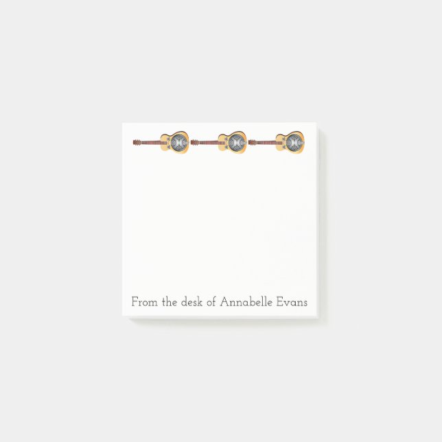 Dobro Acoustic Guitars Post-it Block (Framsida)