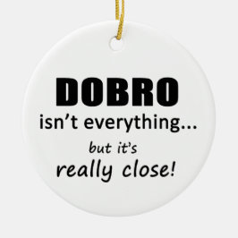 Dobro är inte allt julgransprydnad keramik