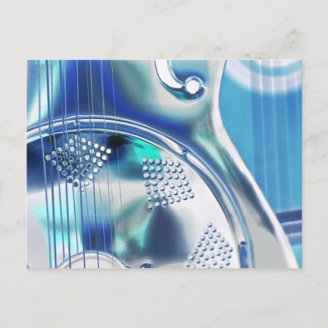 DOBRO, gitarr ArT, Coola för vykort (Framsida)