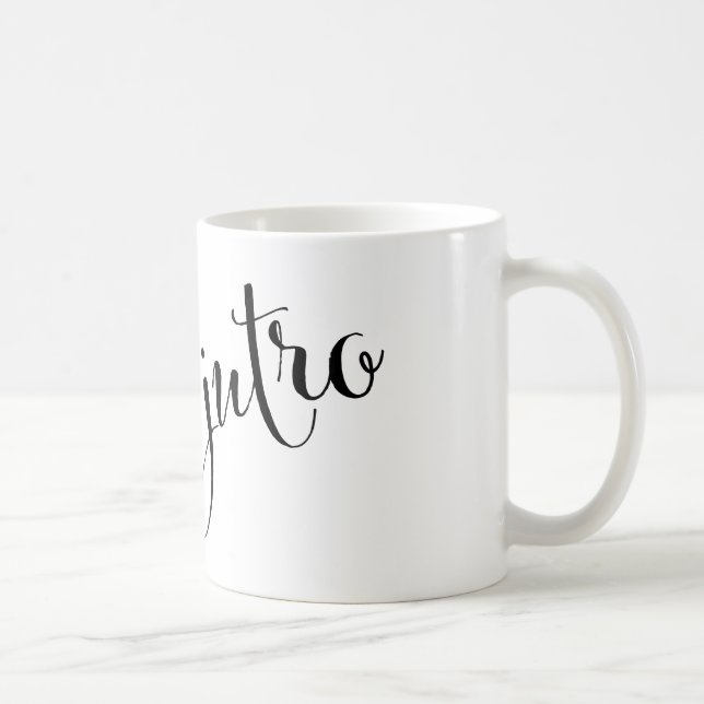 dobro jutro Bra God morgon Republiken Kroatien Mug Kaffemugg (Höger)