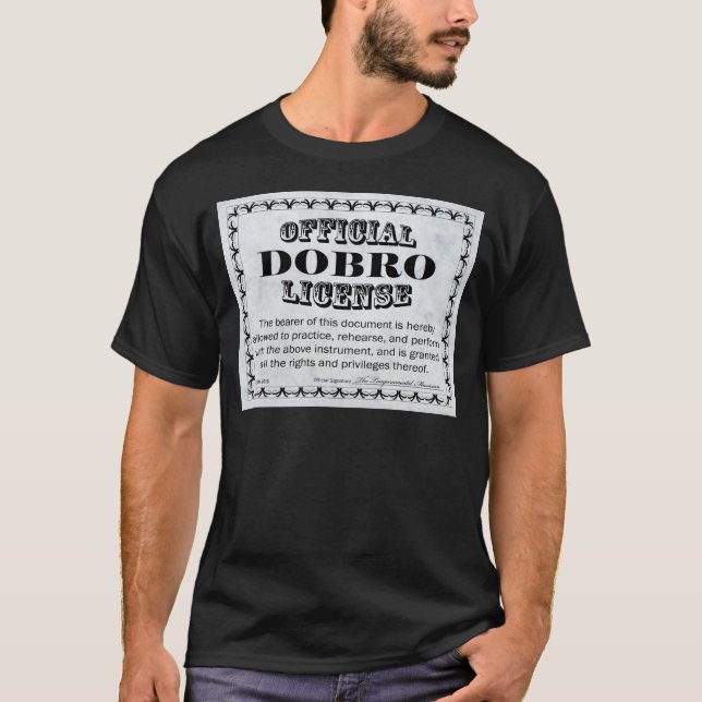 Dobro License T-shirt (Framsida)
