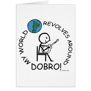 Dobro - World Revolves runt Hälsningskort