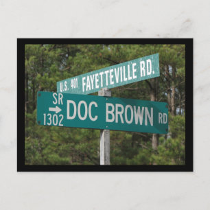 Doc Brown Rd Vykort
