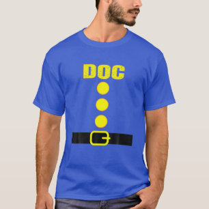 Doc Dwarf Costume Färg Family Matching Halloween T Shirt