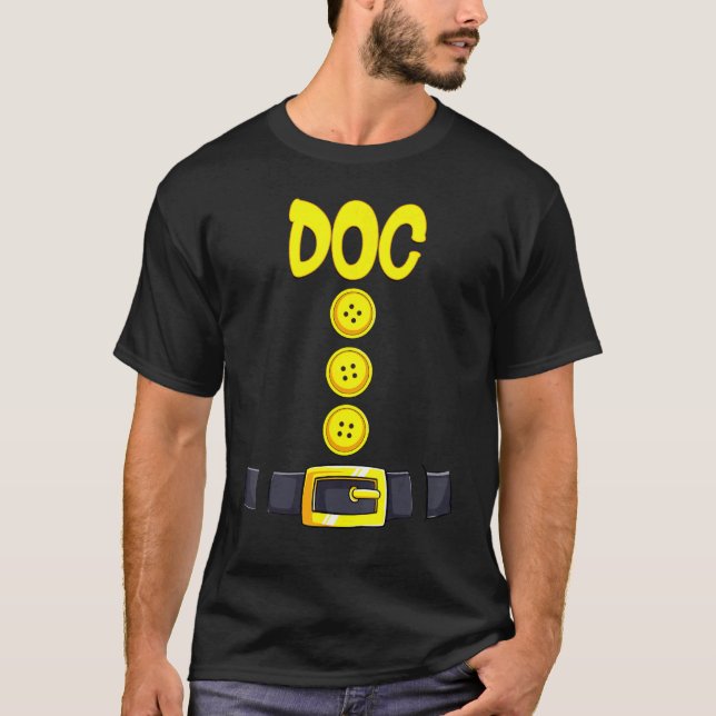 Doc Halloween Dwarf Costume Färg Matching 1 T Shirt (Framsida)