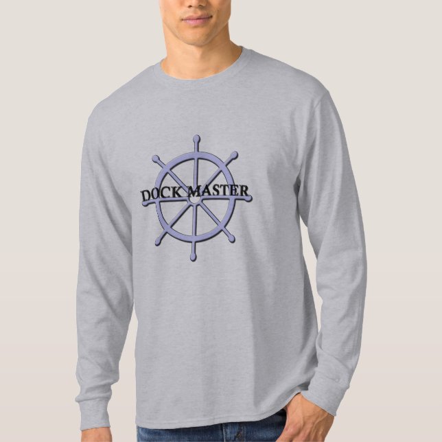 Dock Master Frakt Wheel Manar LS T-shirt (Framsida)