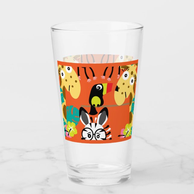 Docka djur i dagis glaskopp (Framsida)