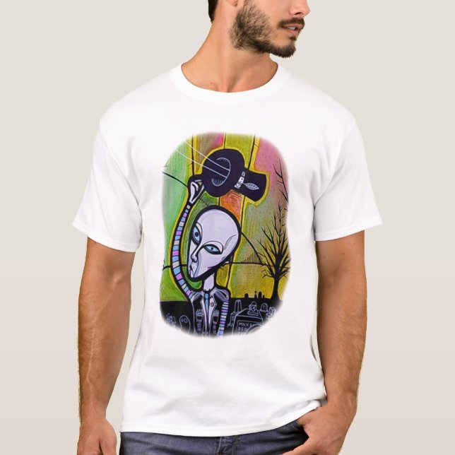 Docka i en kyrkogård t-shirt (Framsida)