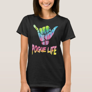 Docka Life Shaka Bro Hand Sign hängloose Tie Dye T Shirt