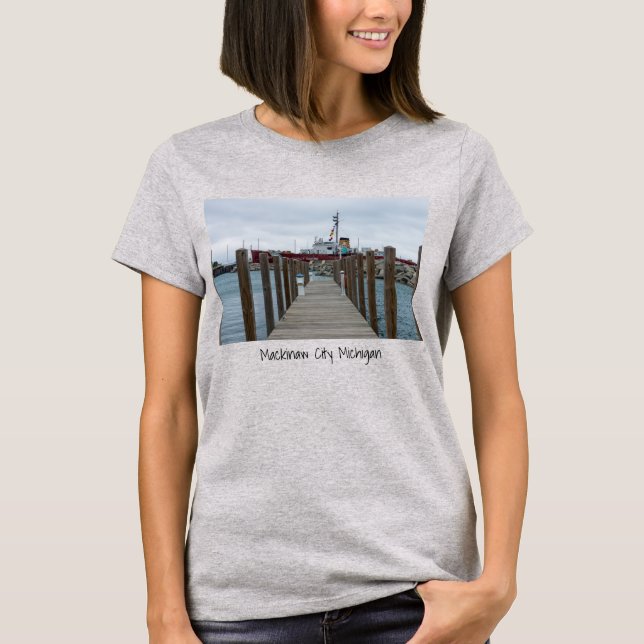 Docka och isbrytarmuseum T-shirt (Framsida)