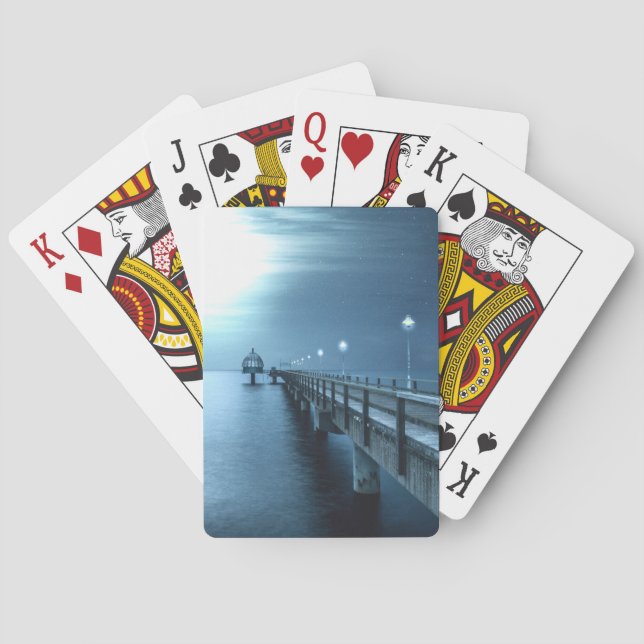Docka på Bay Evening Casinokort (Baksidan)