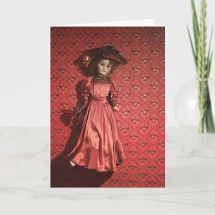 docka på en vägg helgkort