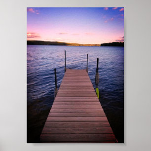 Docka på Long Sjö Poster