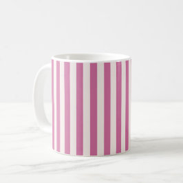 docka rosa randig | rosa ränder  kaffemugg