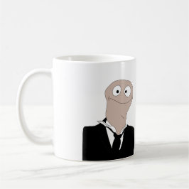 Docka som tittar på dig kaffemugg