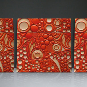 Dockad Faux Relief Glazed Contemporary Home Decor Kakelplatta