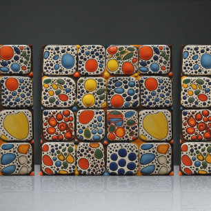 Dockad Faux Relief Glazed Contemporary Home Decor Kakelplatta