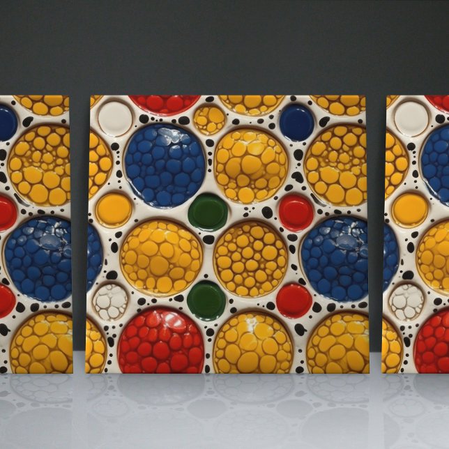 Dockad Faux Relief Glazed Contemporary Home Decor Kakelplatta (Skapare uppladdad)
