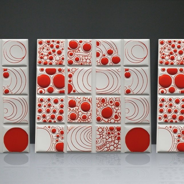 Dockad Faux Relief Glazed Contemporary Home Decor Kakelplatta (Skapare uppladdad)