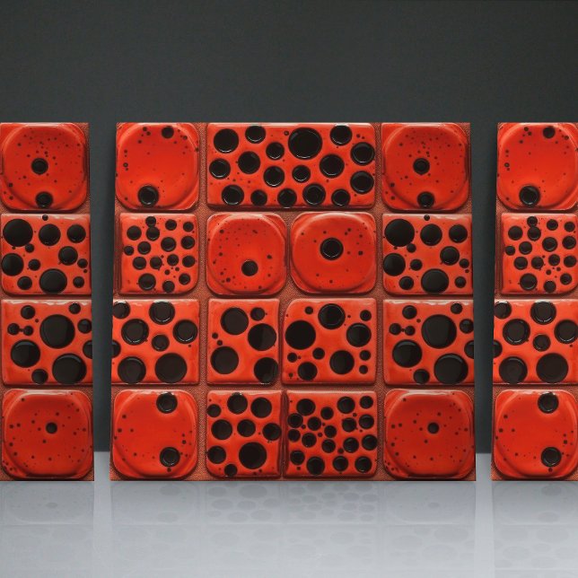 Dockad Faux Relief Glazed Contemporary Home Decor Kakelplatta (Skapare uppladdad)