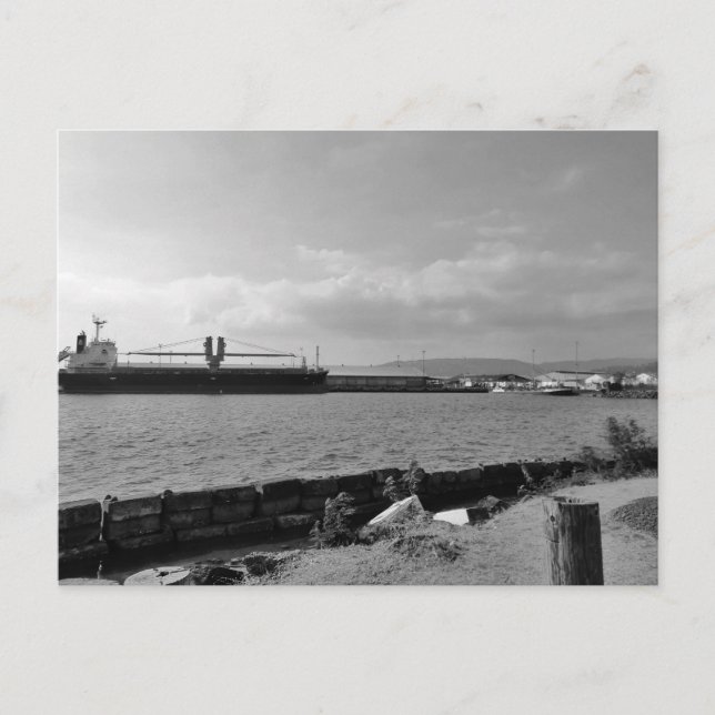 Dockad Frakt i Filippinerna Helg Vykort (Framsida)