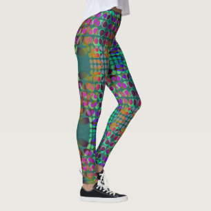 Dockad - Ordre Chaos Tapet färgad Leggings