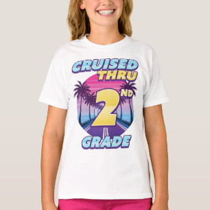 Dockad Thru 2:a Klass Studenten Girl T Shirt