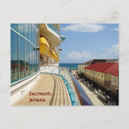 Dockad vid Falmouth Custom Vykort