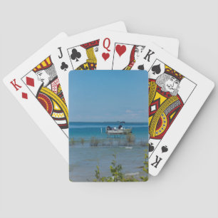 Dockad vid Mackinac Casinokort
