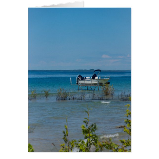 Dockad vid Mackinac OBS Kort (Framsidan)