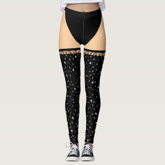Dockade Illusionsben Leggings