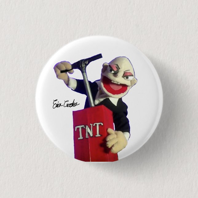 Dockan punk med TNT sprängare Knapp (Framsida)