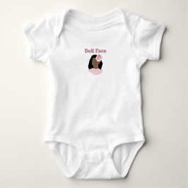 Dockans ansikte T-shirt Baby Body