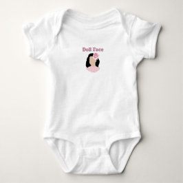 Dockans ansikte T-Shirt Baby Body