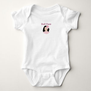 Dockans ansikte T-Shirt Baby Bodysuit