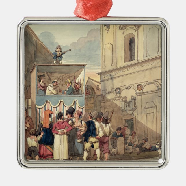 Dockatheatren Julgransprydnad Metall (Framsidan)