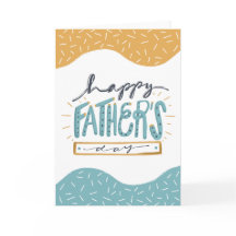 Dockeltypografi i Cute Lycklig Fars dag