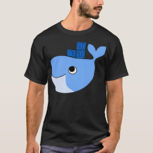Docker Svärmcontainer på Blue Whale Hackathon Tec T Shirt