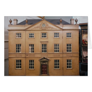 Dockhus Neo-Klassisk Adam stil, c.1810 Hälsningskort