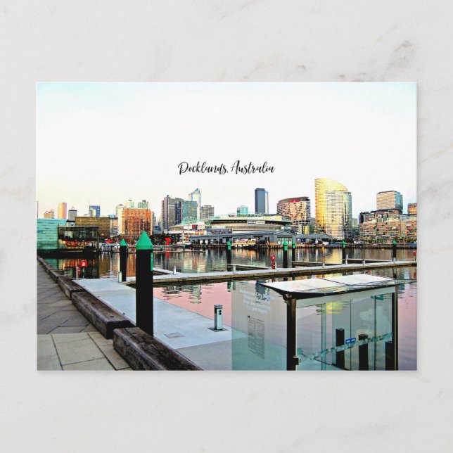 Docklands, Australiens scenbild Vykort (Framsida)