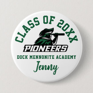 Dockmennonite Academy Button Logotyp Anpassningsba Knapp