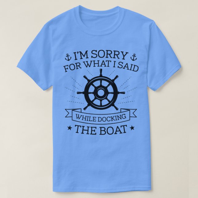 Dockning av båten 1 t shirt (Design framsida)