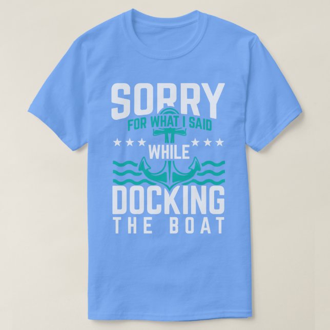 Dockning av båtens havsbugggåva t shirt (Design framsida)