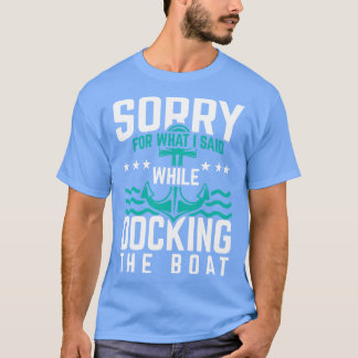 Dockning av båtens havsbugggåva t shirt