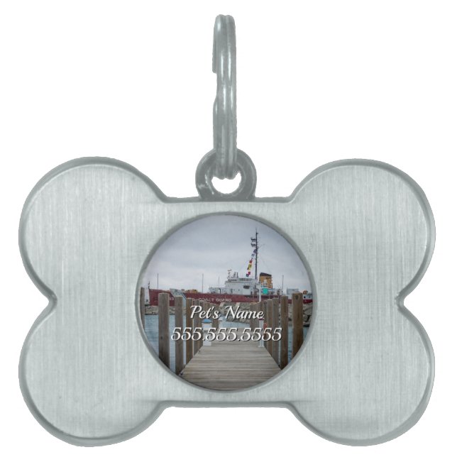 Docknings- och isbrytarmuseets ID-Märkre ID-bricka Husdjur (Framsidan)