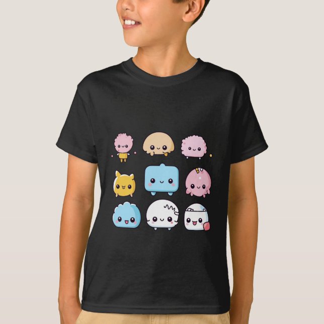 Dockningsdesign för utspädd Tecknad T Shirt (Framsida)