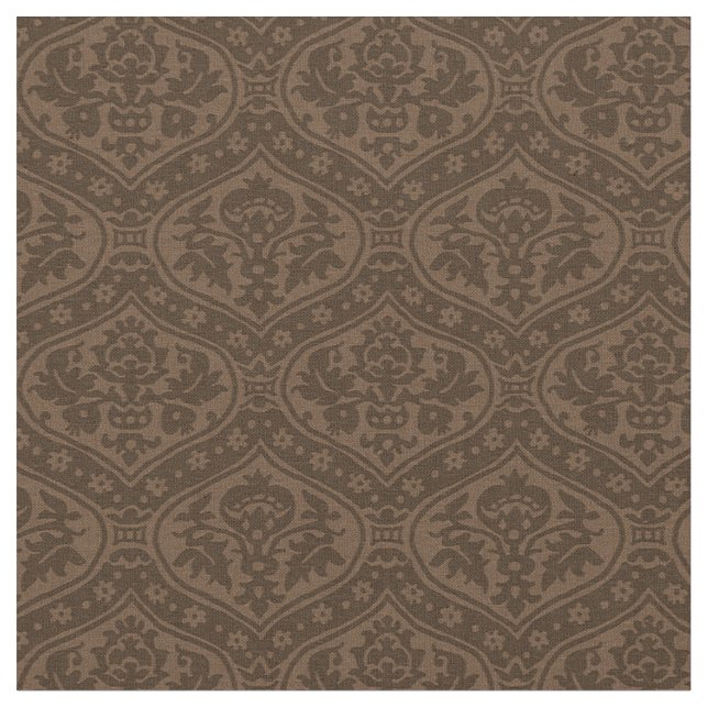 Dockningsskugga, Mörk Brown,  Renaissance Tyg (Närbild)